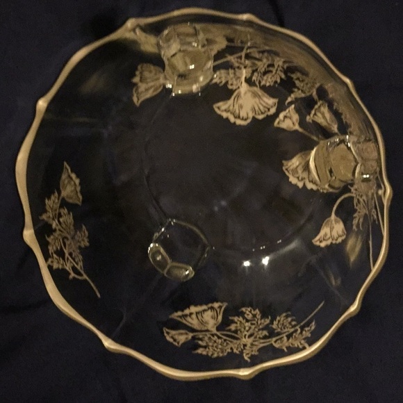 SILVER City Flanders Poppy silver overlay dish. - Picture 2 of 7